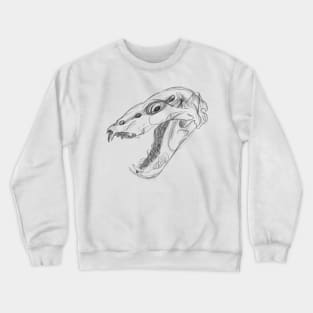 Animal Skull Sketch Crewneck Sweatshirt